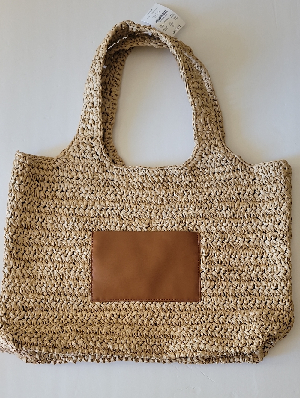 J. Crew Packable Straw Tote Bag - Picture 2 of 9